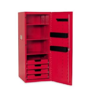 SNAP-ON NO.KRL1012BPBO Locker 4 drawers/3 shelves Red