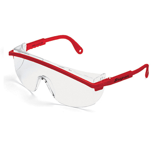 SNAP-ON NO.GLASS1R Glasses Safety Clear Lens/Red Frames