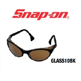 SNAP-ON NO.GLASS10BK Glasses Safety Brown Lens/Black Frame