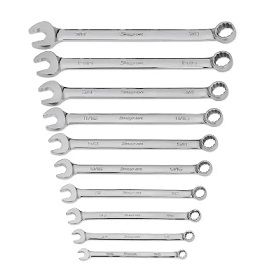 SNAP-ON NO.SOEX710 Set Wrench Combination FLANK DRIVE PLUS 12P (10 pcs.) (5/16&quot; to 7/8&quot;)