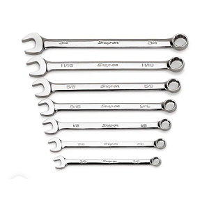 SNAP-ON NO.OEX707B Set Wrench Combination 12P (7pcs.) (3/8&quot; to 3/4&quot;)