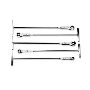 SNAP-ON NO.RTBM605 Set Wrench Metric Ratcheting Box T-Handle 12P (5 pcs.) (8 to 14mm.)