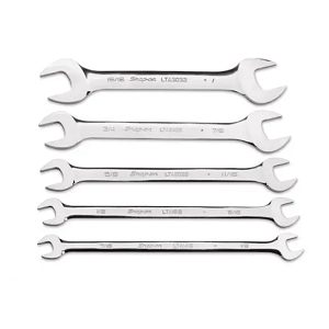 SNAP-ON NO.LTA805K Set Wrench Open End Low- Torque Slimline (5 pcs.) (3/8 to 1)