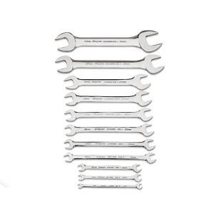 SNAP-ON NO.LTAM811 Set Wrench Metric Open End Low- Torque Slimline (11 pcs.) (6 to 36mm.)