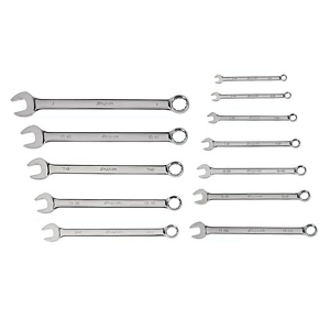 SNAP-ON NO.SOEX711B Set, Wrench, Combination, FLANK DRIVE PLUS, 12-Point (11 pcs.) (8mm-19mm)