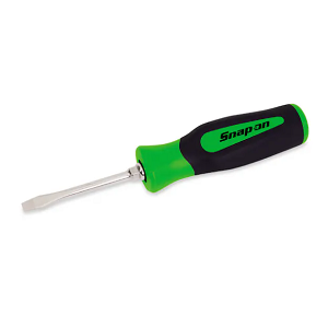 SNAP-ON NO.SHD2G Screwdriver Flat Tip Instinct Hard Handle Green .035