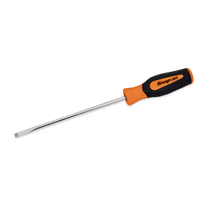 SNAP-ON NO.SHD146O Screwdriver Flat Tip Cabinet Instinct Hard Handle Orange .030&quot; tip 9 7/16&quot;