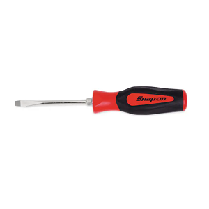 SNAP-ON NO.SGD4BR (SGD4B) Screwdriver Flat Instinct Soft Handle Red .040&quot;