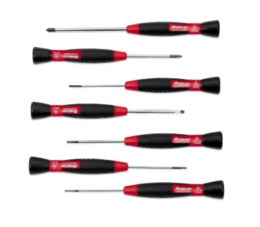 SNAP-ON NO.SGDE70ESD (SGDE70) Set Screwdriver Combination Electronic Miniature Flat Tip/Phillips (7pcs.)