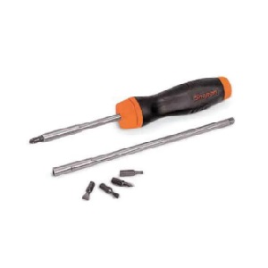 SNAP-ON NO.SGDMRC103AO Set Screwdriver Ratcheting Soft Grip Starter Orange (3pcs.)