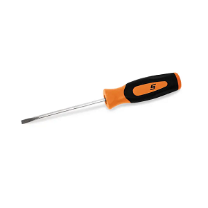 SNAP-ON NO.SGD304BO Screwdriver Flat Tip Mini Tip Soft Grip Instinct Handle Orange 5/32 tip 5 7/8