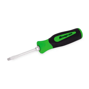 SNAP-ON NO.SGD2BG Screwdriver Flat Instinct Soft Handle Green .035