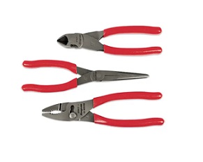 SNAP-ON NO.PL307ACF Pliers Set :Red (3pcs/ea)