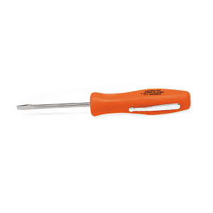 SNAP-ON NO.SDD204O Screwdriver Flat Tip Pocket Orange .025 tip 4 3/4