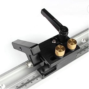 ตัวหยุดสำหรับรางตัดไม้ Mitre Track Stop for T-slot Track woodworking tool for Guide rail 30 mm.