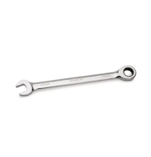 SNAP-ON NO.OEXRM9 Wrench Metric Combination Flank Drive Ratcheting Box/Open End Standard 9mm. 12 pt.