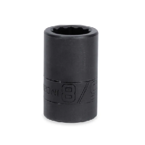 SNAP-ON NO.IMD180A 1/2&quot; Drive Socket, Impact, Shallow, 9/16&quot;, 12-Point