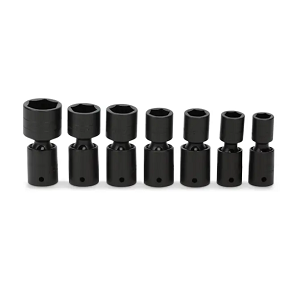 SNAP-ON NO.307IPLY Set Impact Swivel Socket Shallow 6P, 7pcs.