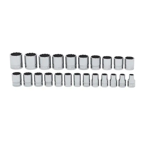 SNAP-ON NO.323SWM Set Socket Metric Shallow 12P (23pcs.) (10 to 32mm.)