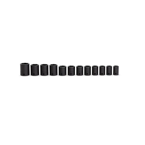 SNAP-ON NO.312IMM Set Socket Metric Impact Shallow 6P (15pc) (15 to 25mm. , 27mm.)