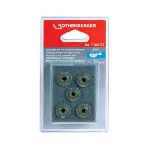 ROTHENBERGER NO.70056D Cutting Wheel Spare for TC 35+TC 30 Pro, Stainless, 5 units