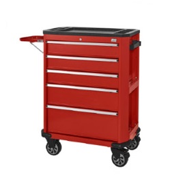 BLUE-POINT NO.KRB13005KPRR Tools Roll Cabinet 5 Drawers Red