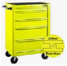 BLUE-POINT NO.KRB2006YEL 6 Drawers Roll Cab Yellow Gloss W660 x D503 x H965