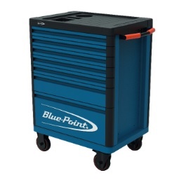 BLUE-POINT NO.KRB3006KPRB Roll Cabinet with Protective Bumper, 6 Drawers, Size 26&quot;, Blue (692x510x980mm.)