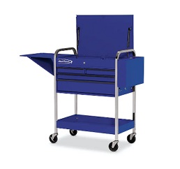 BLUE-POINT NO.KRBC7TBPCM Roll Cart Locking Drawers Screwdriver/Prybar Compartments Royal Blue