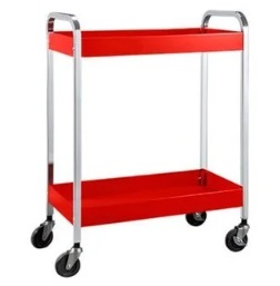 BLUE-POINT NO.KR5000B Roll Cart Heavy Duty 2 Shelves Red (24x36x38 1/4)