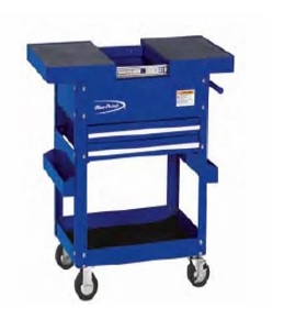 รถเข็น BLUE-POINT NO.KRBC2TCPCM Roll Cart 2 Shelves Royal Blue