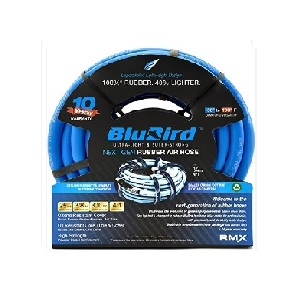 BLUE-POINT No.BPRH3850 Air Hose Rubber 3/8&quot;x1/4&quot;-18 Npt 50 ft. Blue