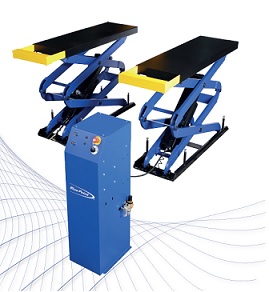 BLUE-POINT NO.EELRBP758BC3 (MDSL 3.5) In-Ground Double Scissor service lift