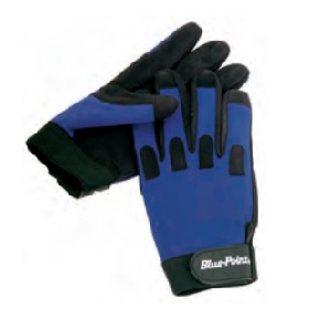 BLUE-POINT NO.GLOVE103MA Gloves Work Washable Black Medium