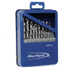 BLUE-POINT NO.DBBPC21 Set Drill Bit High Speed Cobalt Jobbers Length 21pcs.