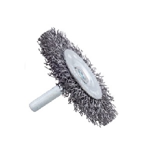 BLUE-POINT No.AC208A Wire Brush Cup Flared 1 1/2&quot; Brush Diameter 1/4&quot; Shank/Arbor (008 wire)