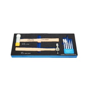 BLUE-POINT No.BPS21A Hammers &amp; Striking Tools Set (pin#6pcs,Hammer 8 oz,Soft hammer 300mm.)