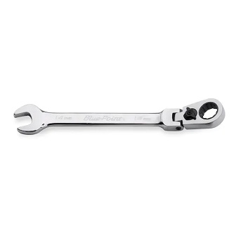 BLUE-POINT NO.BOERMF14A Wrench Metric Flex Head Ratcheting Box/Open End Standard 12˚Offset 14mm. 12P