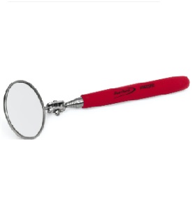 BLUE-POINT NO.UIM225RD Mirror Inspection Telescoping 2 1/4&quot; Mirror Red Handle