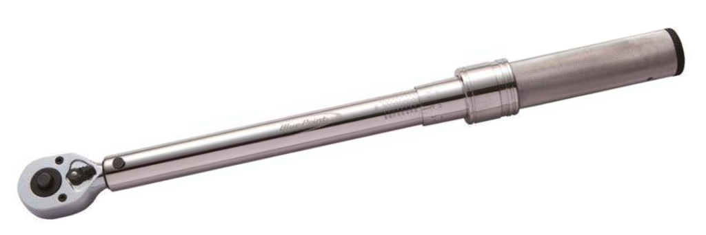 BLUE-POINT No.BP15005NMRMH 1&quot;Dr., Adjustable Click Type Torque Wrench Dual Scale Range 300-1500 Nm. (220-1100 ft.lbs)