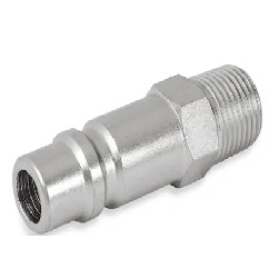 BLUE-POINT No.AHC24MC Air Line Adaptor Male True-Flate 1/4&quot;-18 NPT