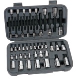 BLUE-POINT NO.BLPTSSC43 Set General Service Torx 1/4&quot;, 3/8&quot; and 1/2&quot;Dr., 43pcs.