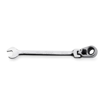 BLUE-POINT NO.BOERMF8A Wrench Metric Flex Head Ratcheting Box/Open End Standard 12˚Offset 8mm. 12P