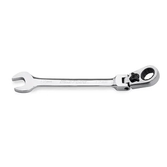 BLUE-POINT NO.BOERMF17A Wrench Metric Flex Head Ratcheting Box/Open End Standard 12˚Offset 17mm. 12P