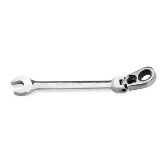 BLUE-POINT NO.BOERMF19A Wrench Metric Flex Head Ratcheting Box/Open End Standard 12˚Offset 19mm. 12P