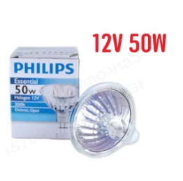 หลอดฮาโลเจน PHILIPS No.MR-16 Essential Halogen Lamp GU 5.3 , 12V 50W Close