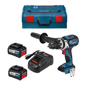 สว่านไขควงไร้สาย BOSCH NO.GSR18VE-EC Cordless Drill/Driver 18V , 13 mm(1/2&quot;)  (Charger ,Battery x2)