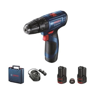 สว่านกระแทกไร้สาย BOSCH NO.GSB 120-LI (06019G81K0) Cordless Hamer Drill  (Charger , 2 battery 2Ah)