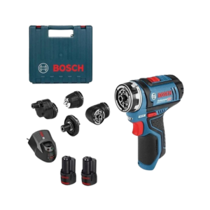 ชุดสว่านไขควงไร้สายพร้อมแบตเตอรี่ BOSCH NO.GSR 12V-15 FC (06019F60K0) 120LI Cordless Drill (2xBatt 2.0Ah)