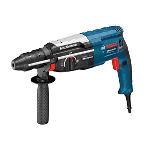 สว่านเจาะกระแทกโรตารี่ 3 ระบบ BOSCH NO.GBH 2-28 DFV (06112672K1) Rotary Hammer 3 System 28mm. 820w